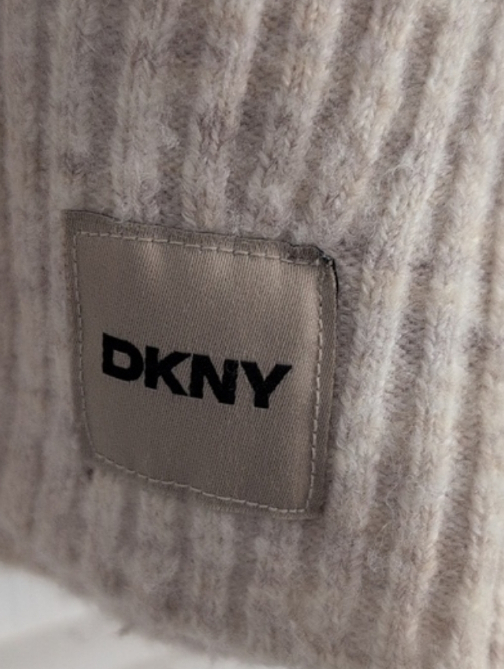 DKNY Sport Oversized Hoodie Chunky Sweater Cable Knit Cozy  MEDIUM - Picture 11 of 13